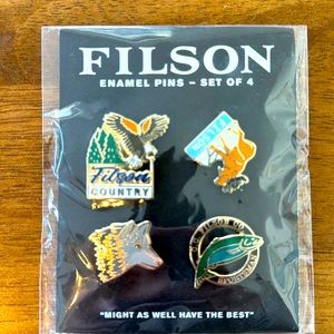 Filson Enamel Pins - set of 4